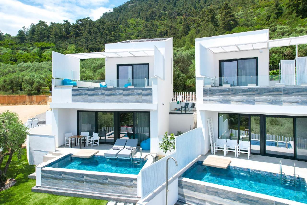 Mythodea Prive Luxury Suites Chrysi Ammoudia Exterior foto