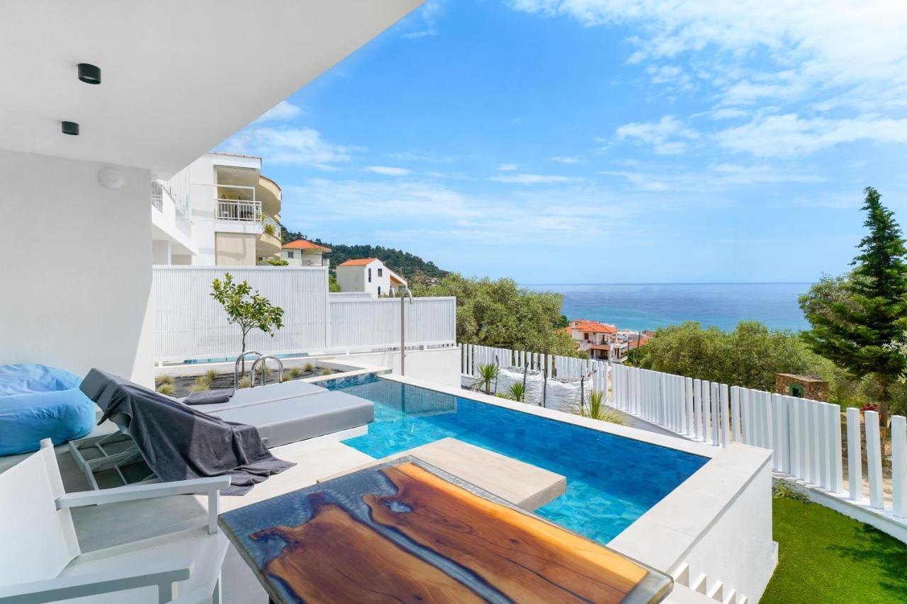 Mythodea Prive Luxury Suites Chrysi Ammoudia Exterior foto