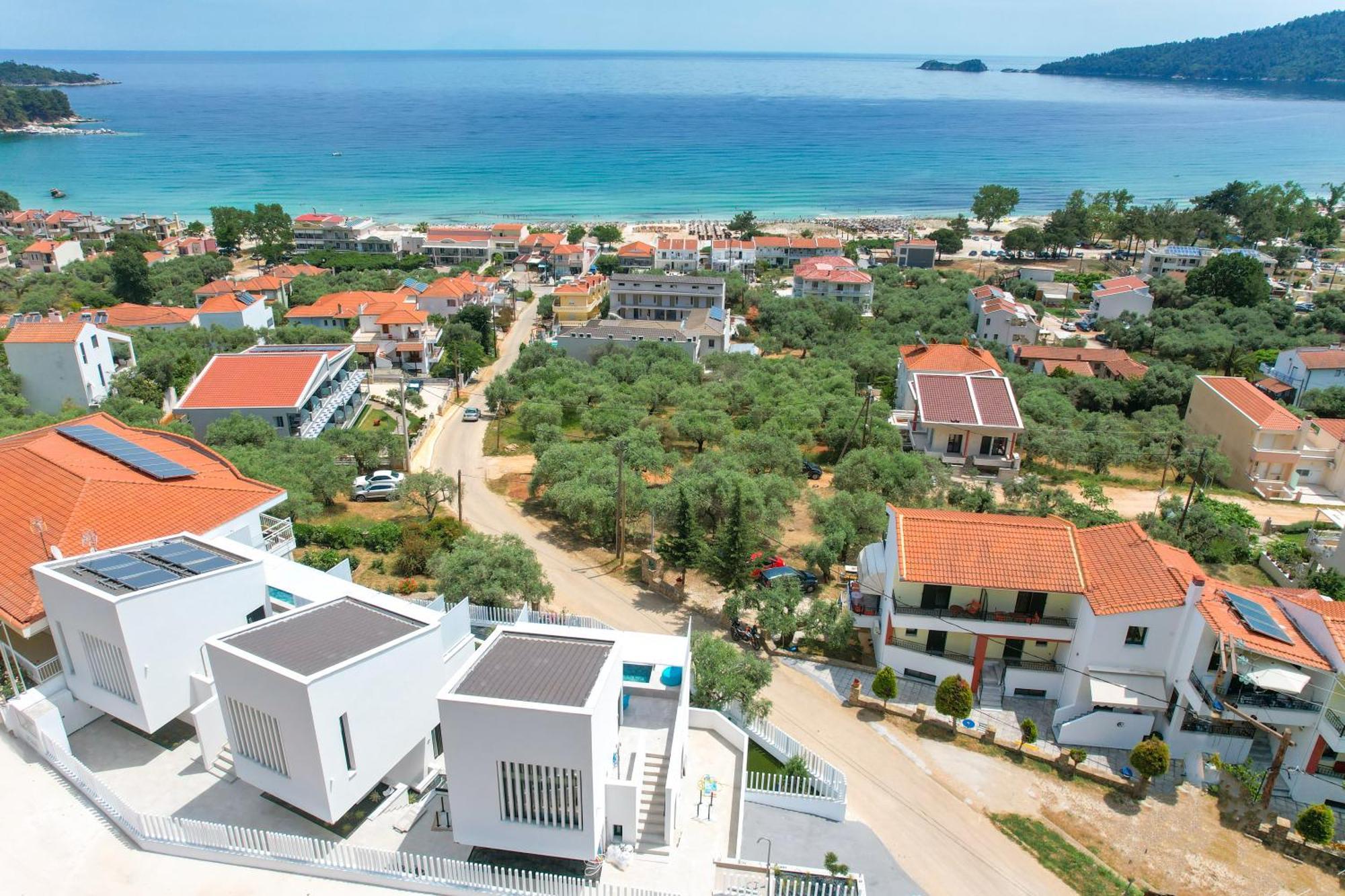 Mythodea Prive Luxury Suites Chrysi Ammoudia Exterior foto
