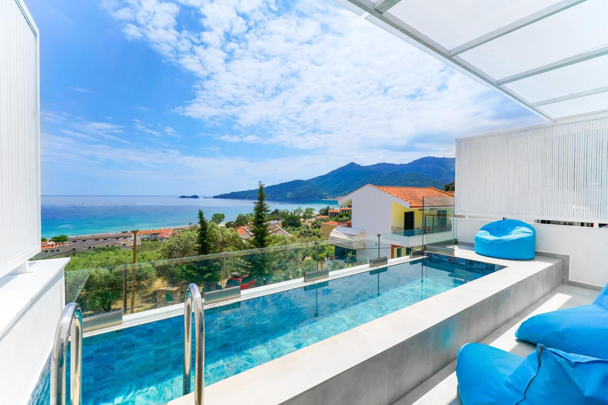 Mythodea Prive Luxury Suites Chrysi Ammoudia Exterior foto