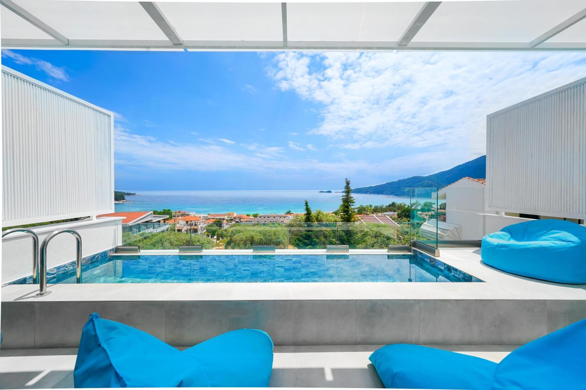 Mythodea Prive Luxury Suites Chrysi Ammoudia Exterior foto