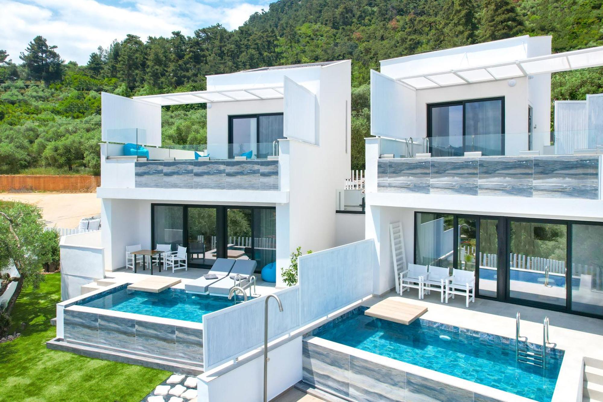 Mythodea Prive Luxury Suites Chrysi Ammoudia Exterior foto