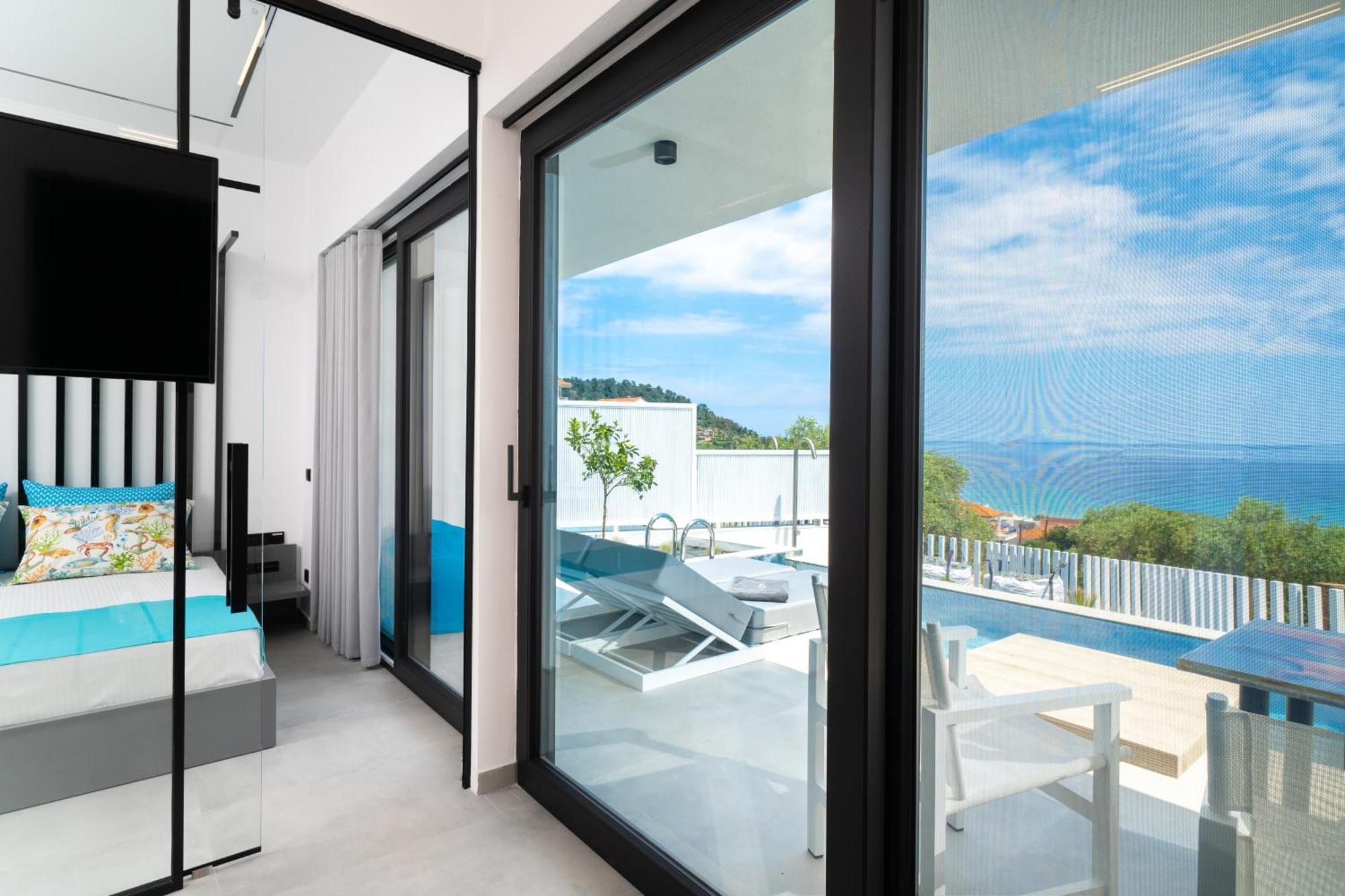 Mythodea Prive Luxury Suites Chrysi Ammoudia Exterior foto